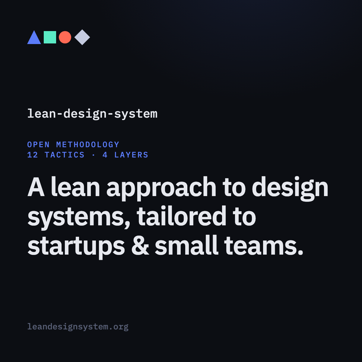 Minimum Viable Design System | Lean Design System